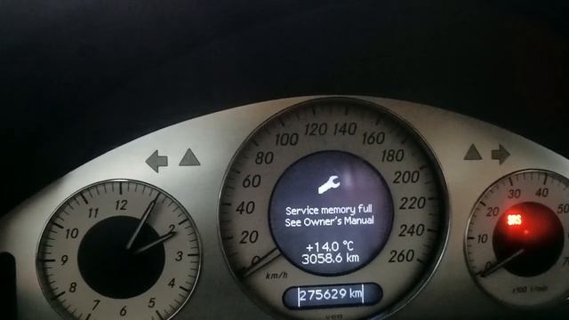 Mercedes w211 как сбросить сервисный интервал (ТО) на дорестовых (2002 - 2005 годах) моделях смотреть онлайн