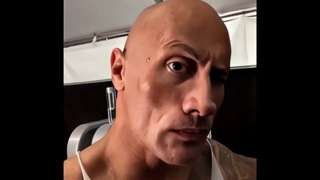 мем скала поднимает бровь