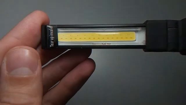 Фонарь светодиодный аккумуляторный ПРЕМИУМ COB LED Worklight W-51 (5 режимов, магнит, MicroUSB)