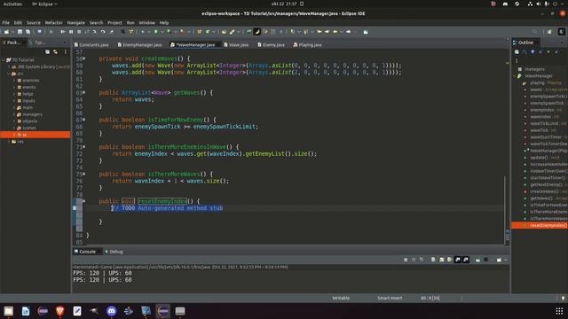 Java Game Development TUTORIAL - Episode #28 - ENDLESS of WAVES смотреть онлайн