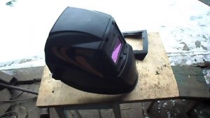 Замена защитного пластика сварочной маски на стекло