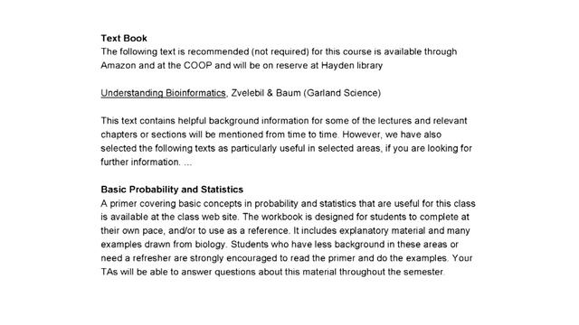 1. Introduction to Computational and Systems Biology смотреть онлайн
