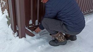 Ворота не открываются зимой, останавливаются, причина и как устранить.
