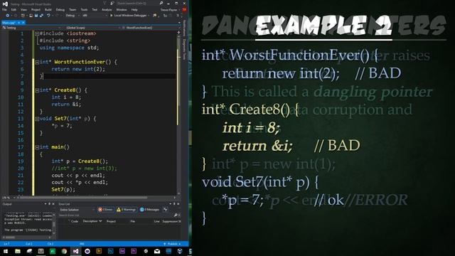 Let's Learn C++ ~ #24 ~ Dynamic Memory смотреть онлайн