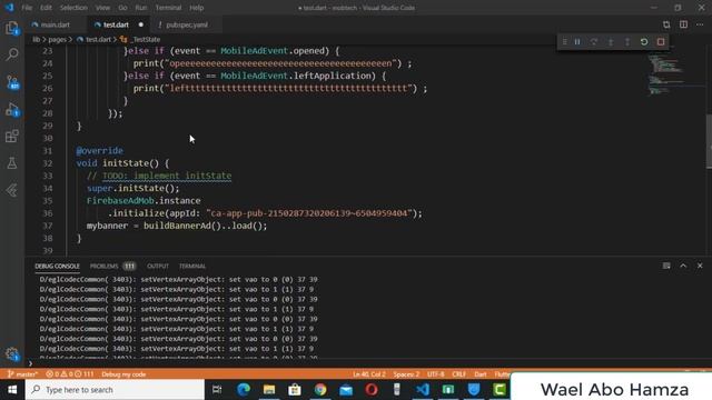 94 How to Integrate AdMob Ads in your flutter app using firebase admob part tow смотреть онлайн