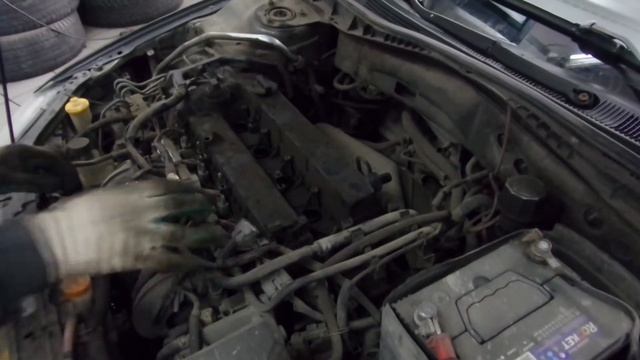 Замена прокладки клапанной крышки (mazda6 двигатель LF) смотреть онлайн
