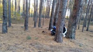 СКУТЕР «МОТОЛЕНД FS»/ЗАВЕРШЕНИЕ МОТОСЕЗОНА/ПРОГУЛКА ПО  ЛЕСУ В НЕФТЕКАМСКЕ