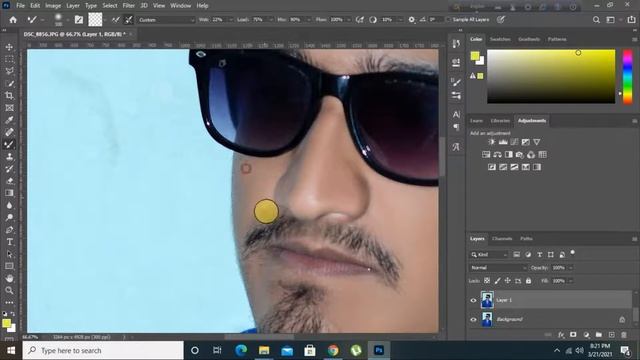 mixer brush tool skin retouching|smooth skin texture photoshop смотреть онлайн