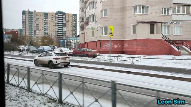 Трамвай №?8?. (Ст. метро «Ладожская» - Хасанская улица). смотреть онлайн