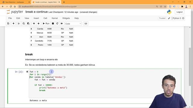 Break e Continue no Python - Ferramentas da Estrutura de Repetição смотреть онлайн