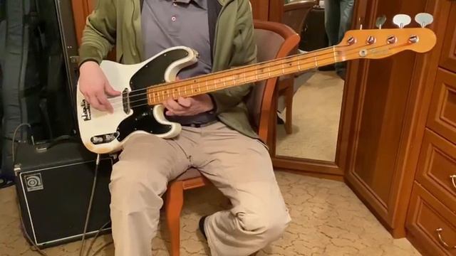 звучание бас гитары Fender Precision (Telecaster) 1968. USA смотреть онлайн