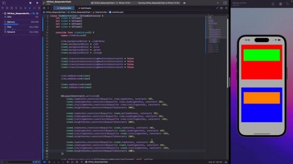 Responder chain & Hit testing | SWIFT