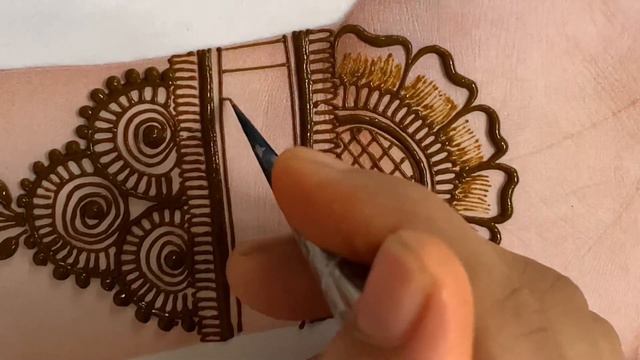 Very Easy Eid Mehndi Design For Hands-Simple Arabic Shaded Mehndi Design-Mehandi ke design смотреть онлайн