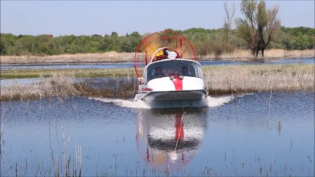 Аэросани "Патруль" по мелководью и грунту смотреть онлайн