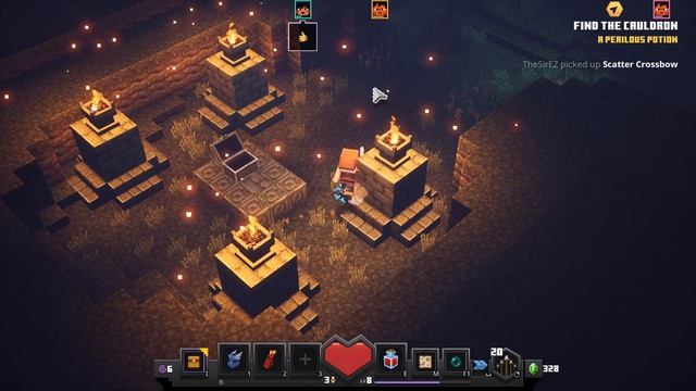 OWNING THIS GAME | Minecraft Dungeons with friends Soggy Swamp #3 смотреть онлайн
