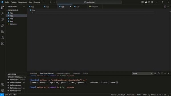 Работа с JSON на Python за 6 минут!