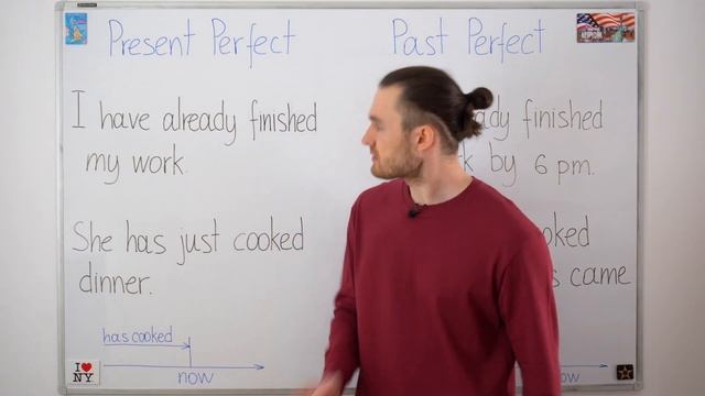 Сравнение Present Perfect и Past Perfect смотреть онлайн