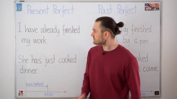Сравнение Present Perfect и Past Perfect