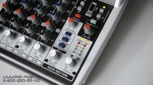 BEHRINGER QX602MP3 - новый компактный микшер с МП3 плеером