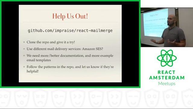 React Amsterdam Meetup - Feb 2018: Declarative D3, Serverless React, A11y + React 2019 смотреть онлайн