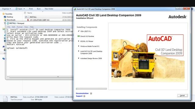 cara instal AutoCAD 2009 смотреть онлайн