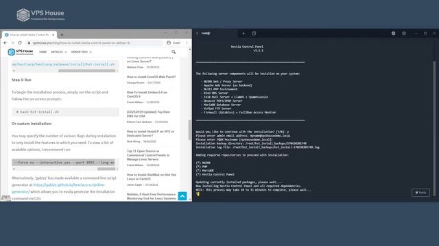 [VPS House] How to install Hestia Control Panel on Debian 9? смотреть онлайн