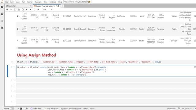 How To Use Assign Method In Pandas DataFrame смотреть онлайн