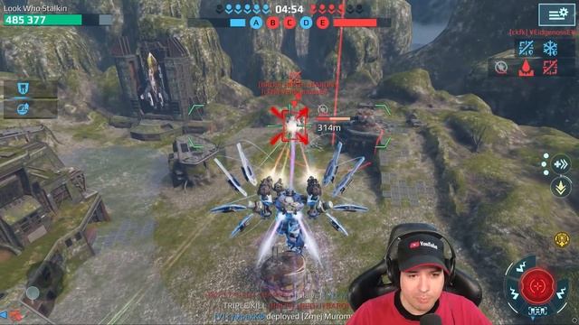 OMG! New Broken NUCLEON Deleting Everything! War Robots 8.7 Gameplay WR смотреть онлайн