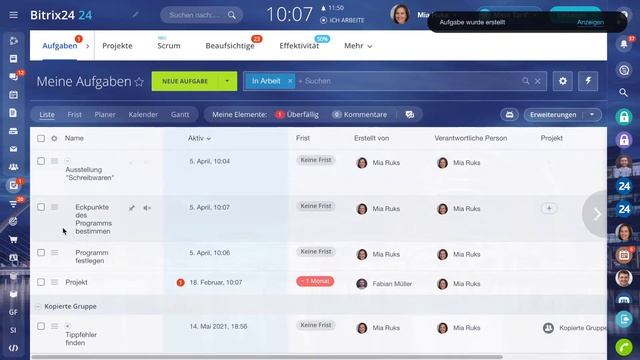 Teilaufgaben erstellen | Aufgaben - Bitrix24.Aufgaben- und Projektmanagement смотреть онлайн