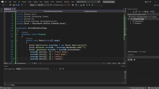 How to write data to an excel file with C# using Microsoft.Office.Interop.Excel смотреть онлайн