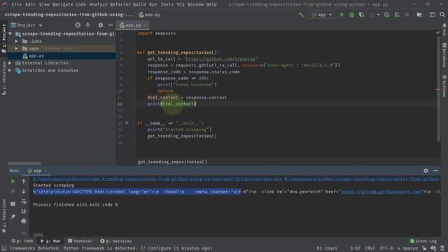Scrape GitHub Trending Repositories using Python | BeautifulSoup | Requests смотреть онлайн