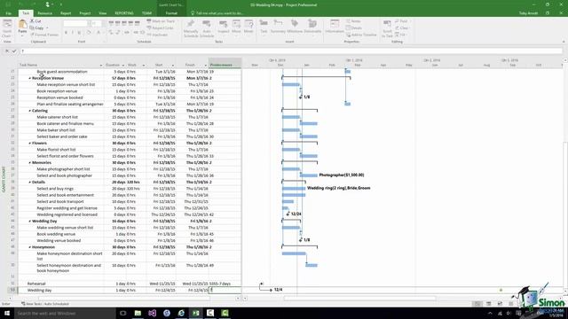 Microsoft Project 2016 Training - How to Create a Schedule in MS Project 2016 смотреть онлайн