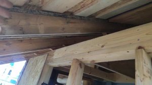 Как поженить Каркасник со Срубом. Пристроить каркас к срубу ручной рубки.