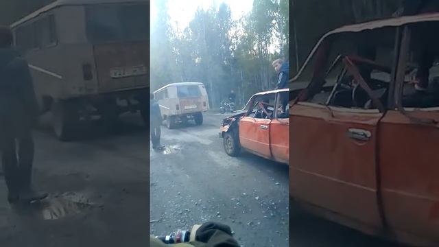 Краш-тест ВАЗ 2102 смотреть онлайн