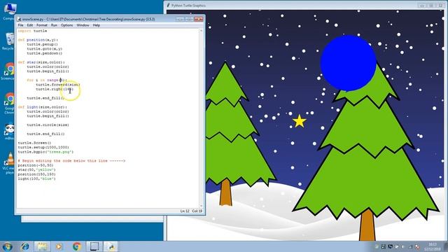 Python Christmas Tree Decoration Challenge смотреть онлайн