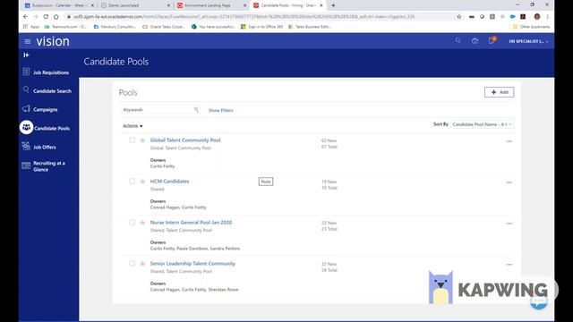 Oracle Recruiting Cloud Demo: Webcast смотреть онлайн