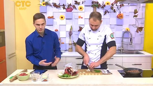 Интересный и вкусный рецепт с гранатом! смотреть онлайн