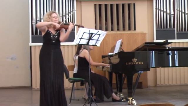 Brahms Scherzo, Maryna Kuchma - violine, Iryna Britan - piano смотреть онлайн