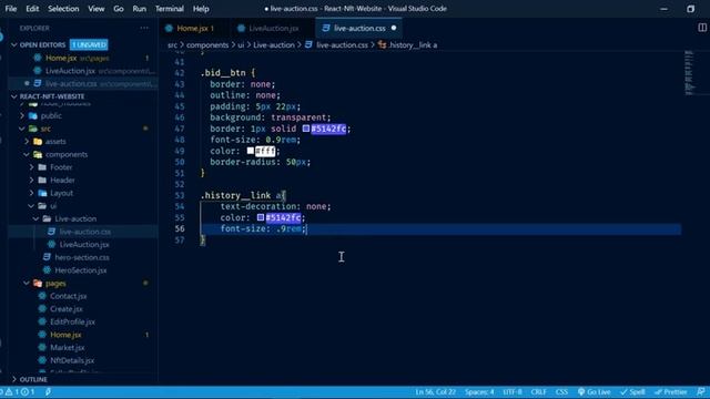 React Responsive NFT Website Design Tutorial Using ReactJs - Part 01 | React NFT Marketplace смотреть онлайн