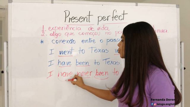 Quando usar PRESENT PERFECT "presente perfeito" HAVE BEEN - aula de inglês / conjugação verbal смотреть онлайн