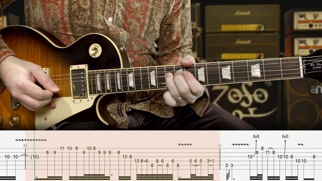 Since I've Been Loving You Led Zeppelin Cover | Guitar Tab | Lesson | Tutorial смотреть онлайн