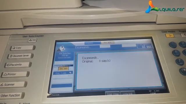 Escanear facilmente a Web Image Monitor MP 4000 y similares смотреть онлайн