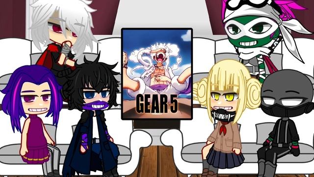 [GC] League of Villains react to Luffy / Gear 5 ( Defeat Kaido ) || One Piece || 1077 || Gacha Reac смотреть онлайн
