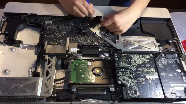 Установка SSD в iMac 27 mid 2011 смотреть онлайн
