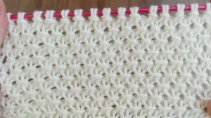 Легендарный тунисски узор "Жемчужный"- Плотный и стильный