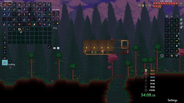 Terraria - Classic Moon Lord Speedrun 1:08:22 (Random Seed, NMA) (Unedited) смотреть онлайн
