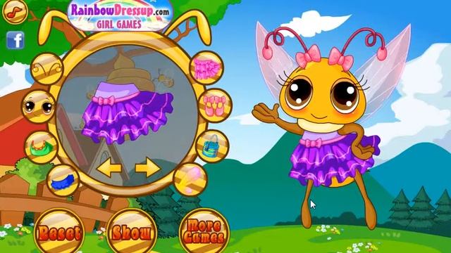 Sweet Honey Bee Мультик игра для девочек Сладкий мёд пчелы смотреть онлайн