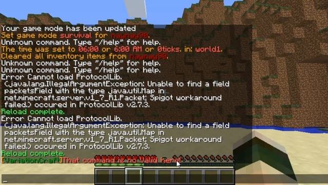 Minecraft Bukkit Plugin - Custom Unknown Command Message - set a new message смотреть онлайн
