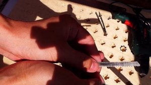 Декоративная решетка (геометрический орнамент «гирих») — процесс изготовления