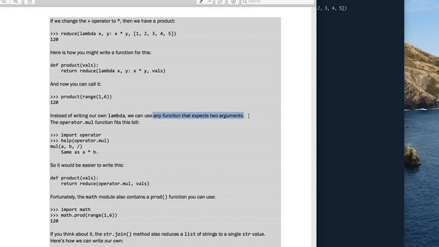 Tiny Python Projects: Ch 18 Pt 6 (map/reduce) смотреть онлайн